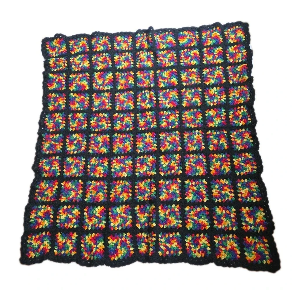 Granny Square Crochet Afghan 52